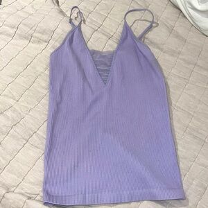 Violet spaghetti strap tank top